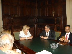 5. septembar 2011. Predsednica Narodne skupštine prof. dr Slavica Đukić-Dejanović u razgovoru sa ministrom inostranih poslova Iraka Hošijarom Zebarijem